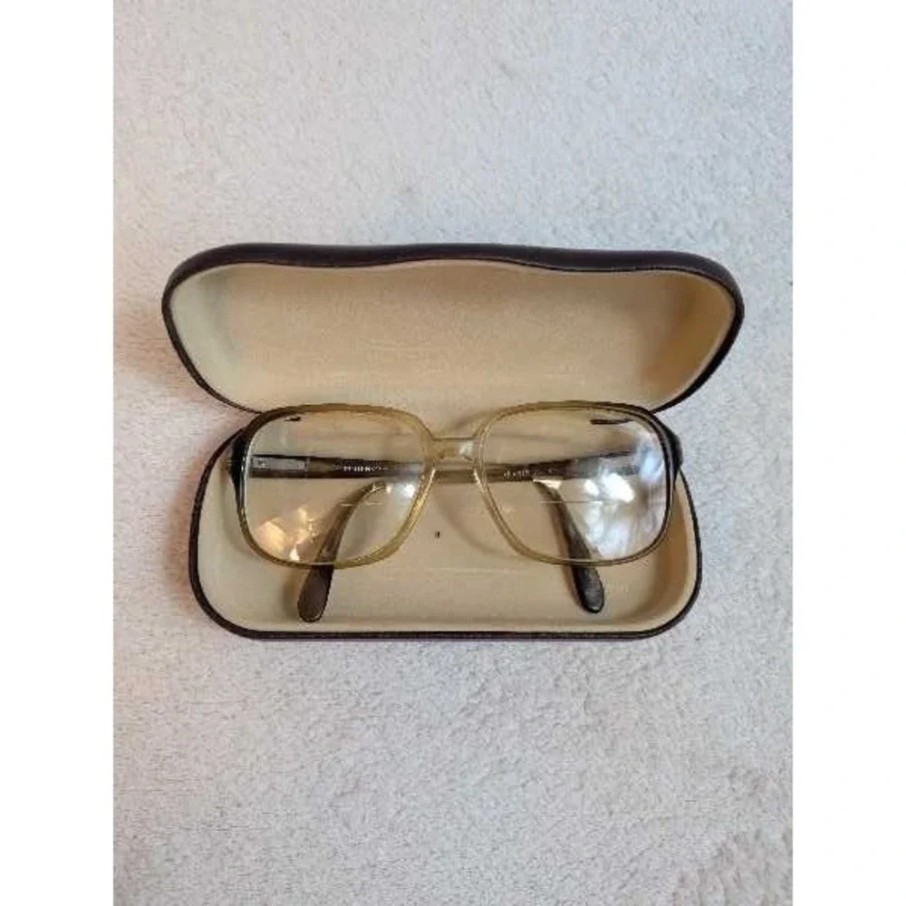Rodenstock Eyeglasses 5475 Vintage Gold Brown Tortoise Rimless Glasses w Case